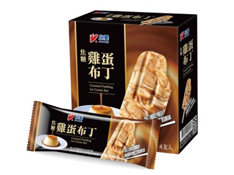 小美-焦糖雞蛋布丁雪糕300g-團購