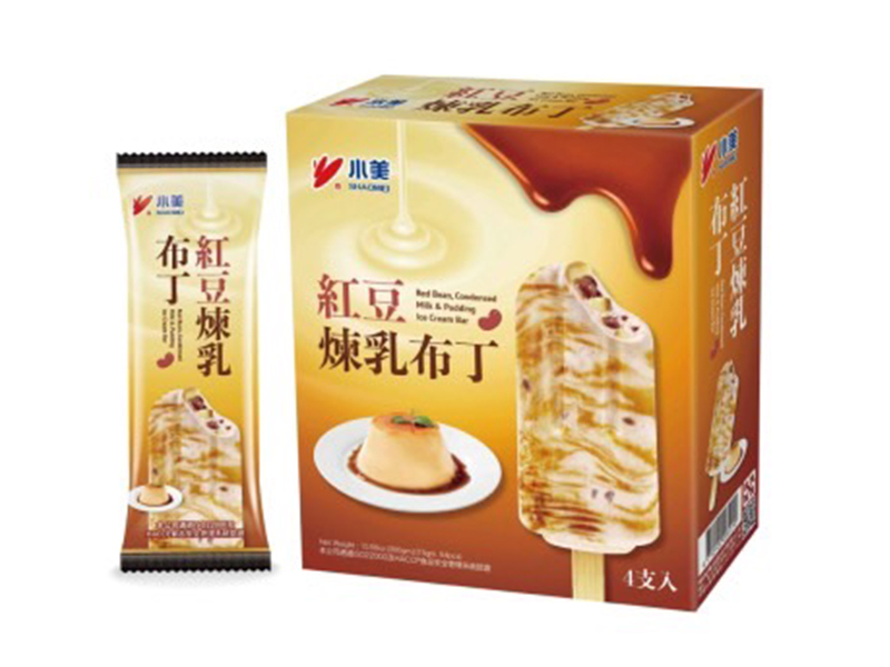 小美-紅豆煉乳布丁雪糕300g-團購