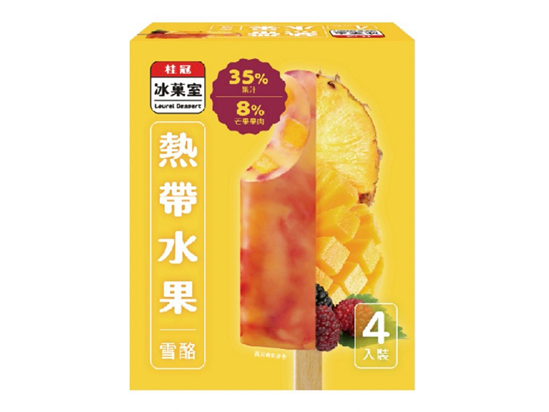 桂冠-熱帶水果雪酪320g-團購