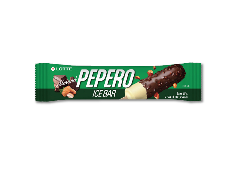 Lotte Pepero 杏仁巧克力脆皮雪糕68g-團購