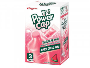 Binggrae Power Cap 西瓜風味冰棒375g-團購