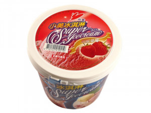 小美家庭號冰淇淋-草莓520g-團購