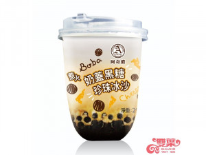 阿奇儂-奶蓋黑糖珍珠冰沙290g-團購
