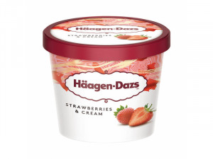 Haagen-Dazs哈根達斯-草莓冰淇淋100ml-團購