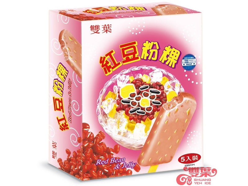雙葉-紅豆粉粿冰棒335g