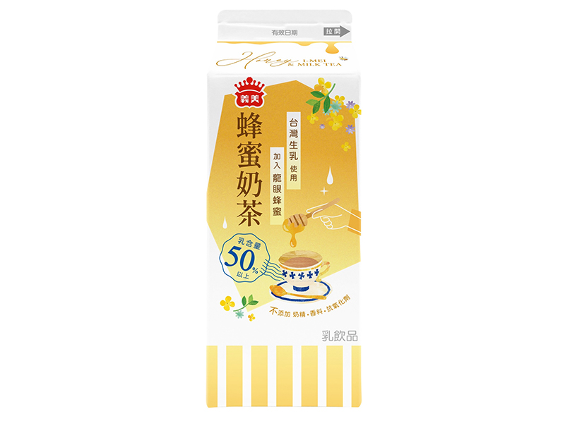 義美蜂蜜奶茶600ml-團購