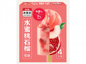 桂冠-水蜜桃石榴雪酪320g-團購
