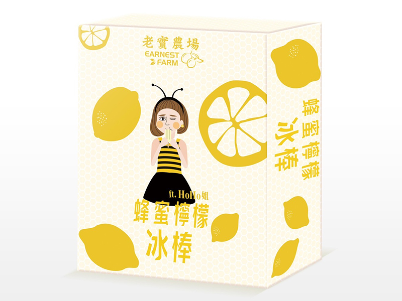 老實農場 HoHo姐蜂蜜檸檬冰棒320g-團購