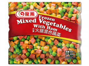 龍鳳火腿混合蔬菜500g-團購