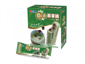 小美-QQ茶拿鐵日式抹茶雪糕340g