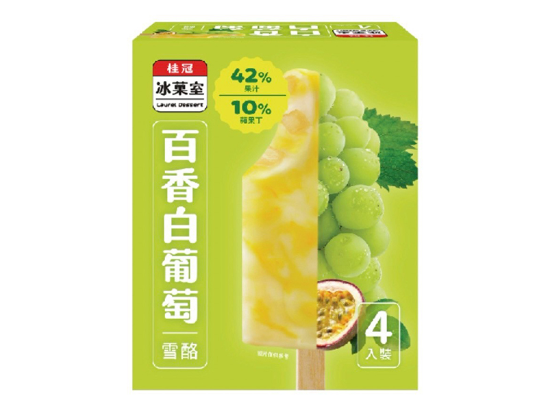 桂冠-百香白葡萄雪酪320g