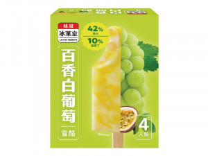 桂冠-百香白葡萄雪酪320g