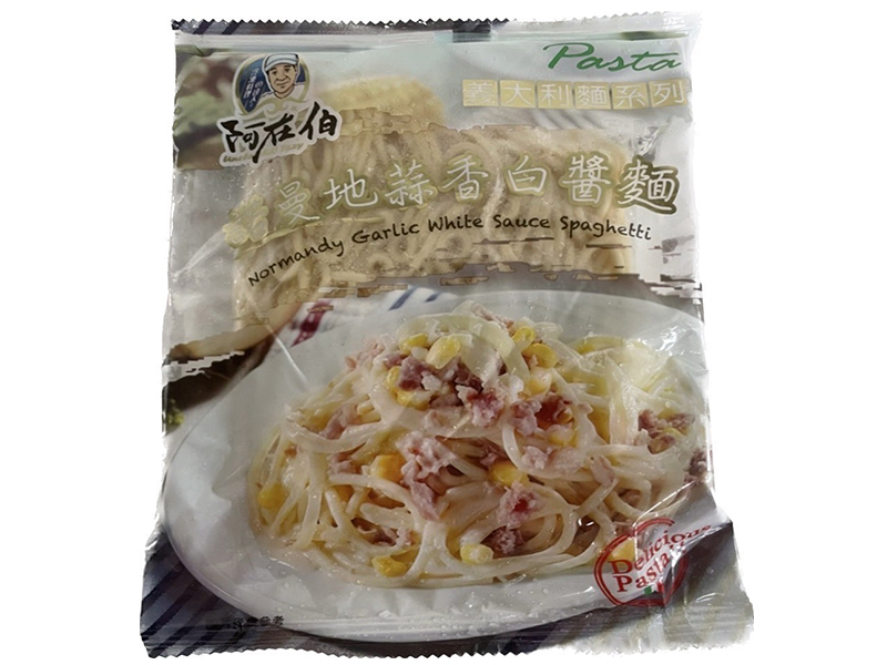 阿在伯義大利麵諾曼地蒜香白醬270g