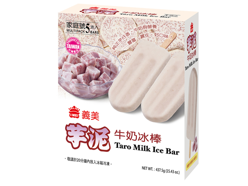 義美-芋泥牛奶冰棒437g-團購