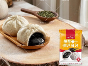健司-爆漿黑芝麻包390g-團購