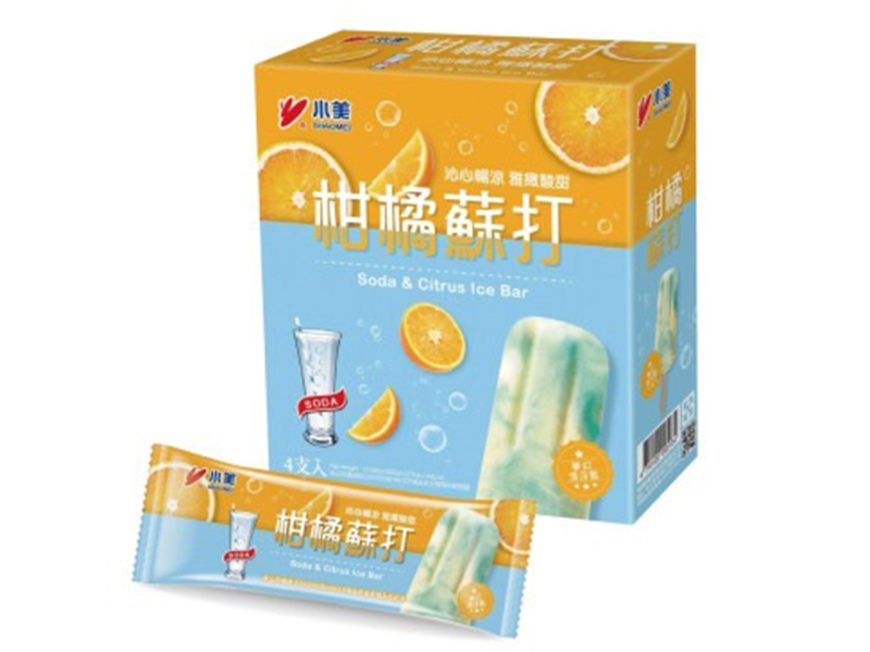 小美-柑橘蘇打冰棒300g-團購