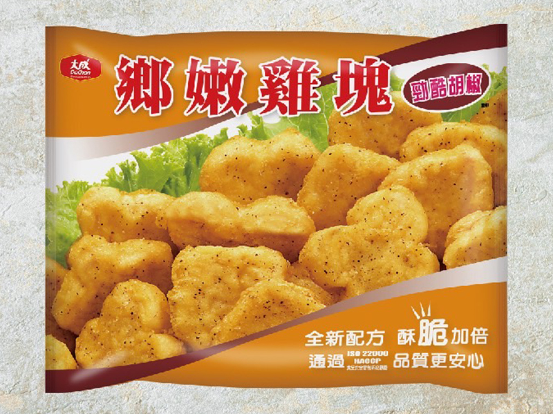 大成鄉嫩雞塊-黑胡椒800g-團購