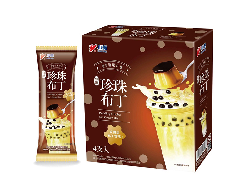 小美-焦糖珍珠布丁雪糕300g-團購
