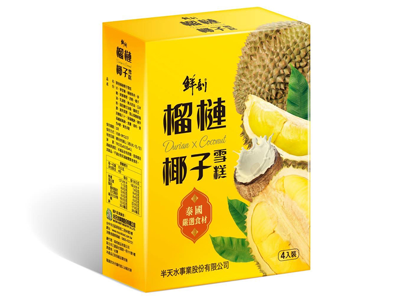 鮮剖-榴槤椰子雪糕70g-圖購
