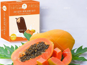 北回-巧克力脆皮雪糕-木瓜牛奶250g