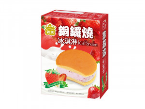 義美銅鑼燒草莓冰淇淋80g-團購