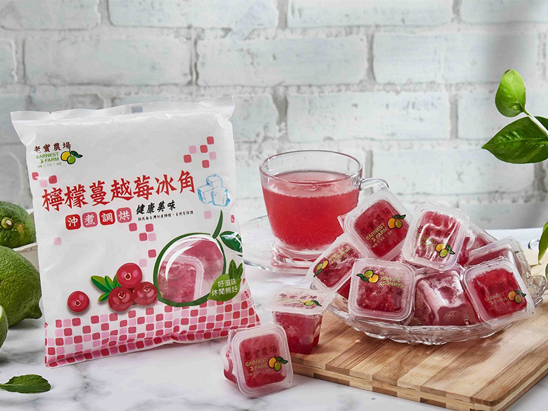 老實農場-檸檬蔓越莓冰角280g-團購