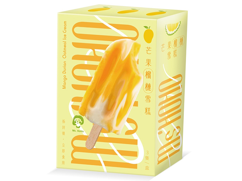 HoHo姐芒果榴槤雪糕210g-團購