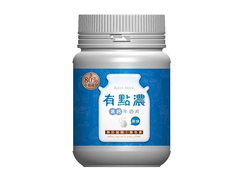 有點濃牛奶片-重量瓶150錠