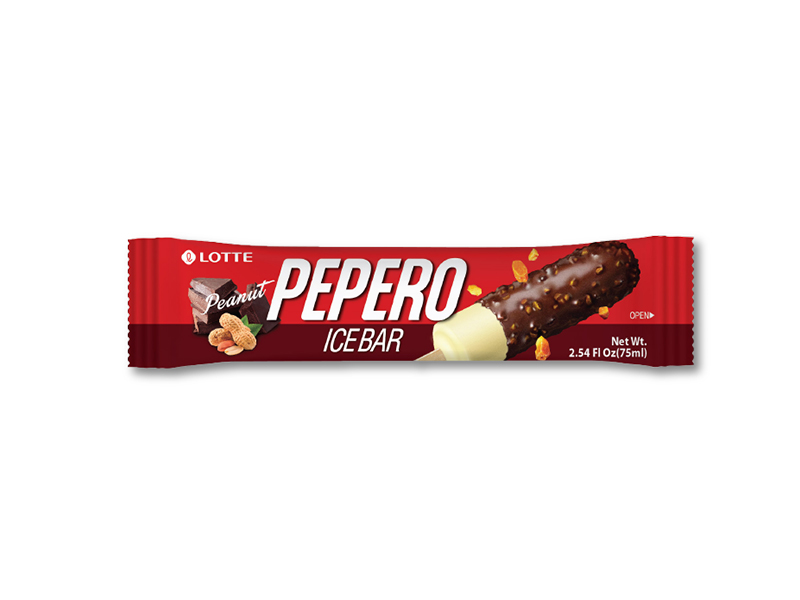 Lotte Pepero 花生巧克力脆皮雪糕68g-團購