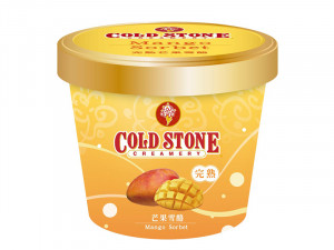COLDSTONE酷聖石冰淇淋-完熟芒果雪酪80g-團購