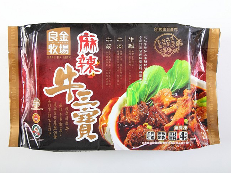 良金麻辣牛三寶1300g-團購