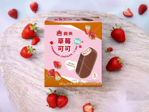 義美-草莓可可雪糕300g-團購