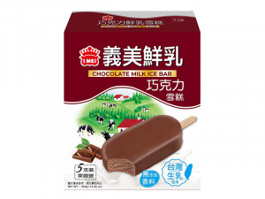 義美鮮乳巧克力雪糕350g-團購