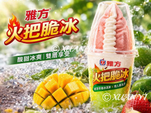 雅方火把脆冰-香草草莓-情人果185g-團購