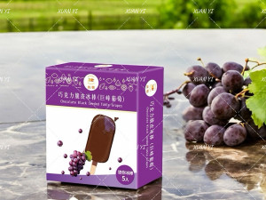 北回-巧克力脆皮冰棒-巨峰葡萄250g