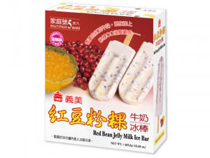 義美-紅豆粉粿牛奶冰棒437g-團購