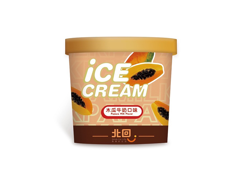 北回-木瓜牛奶冰杯裝80g-團購