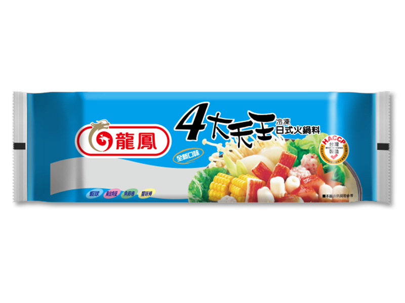 龍鳳四大天王-日式火鍋料373g