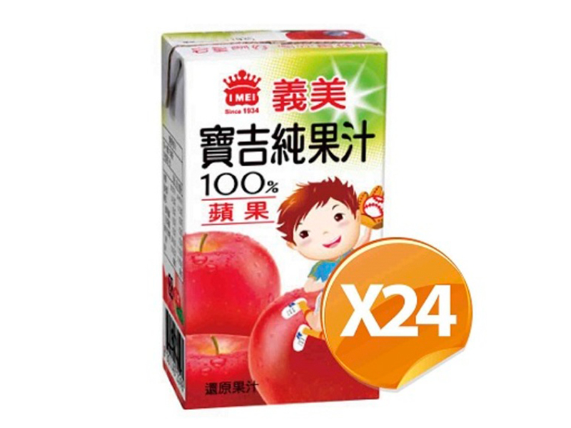義美小寶吉-蘋果125ml