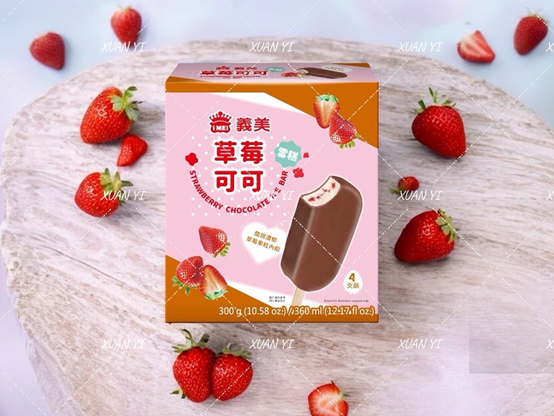 義美-草莓可可雪糕300g
