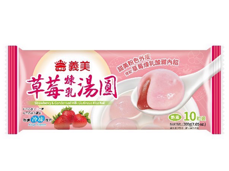 義美湯圓-草莓煉乳200g