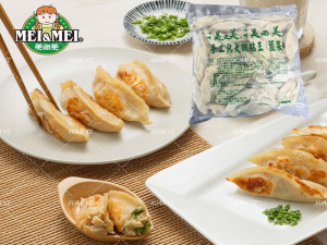 美而美-手工熟大鍋貼王韭菜1500g-團購